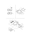 Kenmore 59671872101 refrig. feature, shelf and deli diagram
