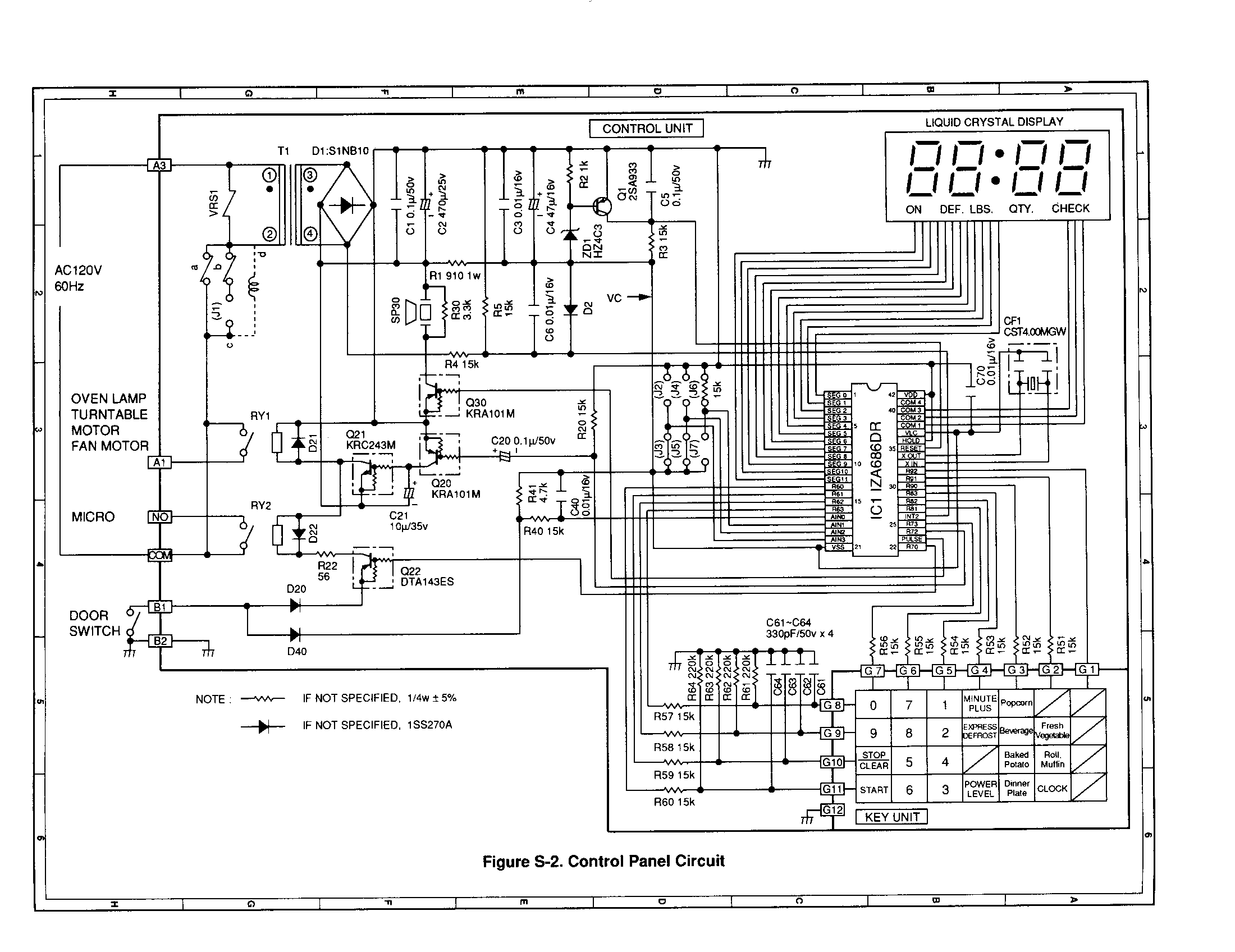 Control panel circuit