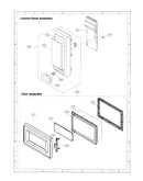 Control panel/door
