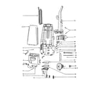 Eureka 4472BT-1 motor cover diagram