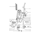 Eureka 4480BT-1 motor cover diagram