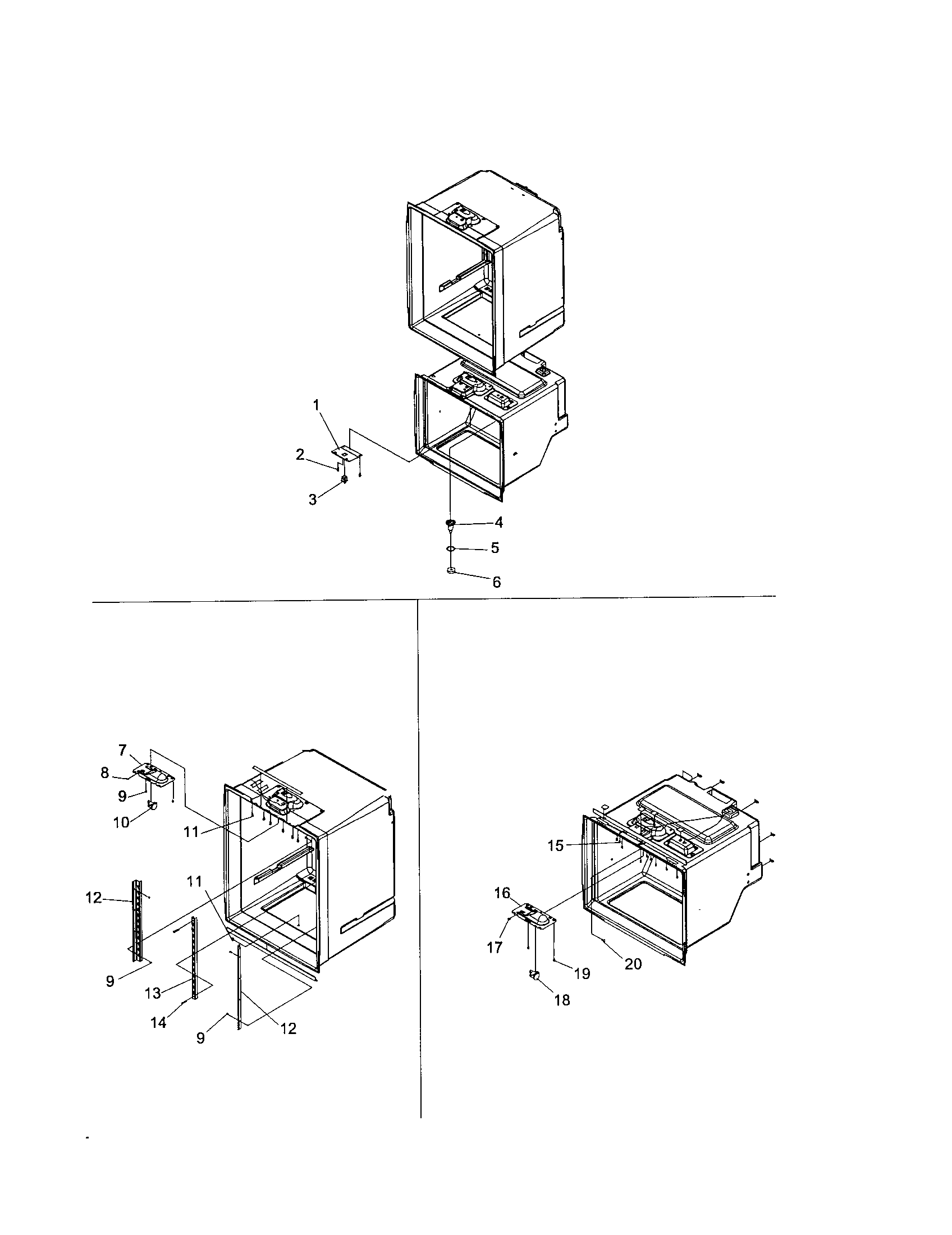Light switches/drain funnel