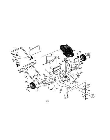 Rotary lawn mower