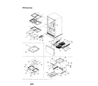 Kenmore 59671102101 shelving assembly diagram