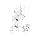 Kenmore 59671102101 cabinet back/water valve diagram