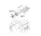 Kenmore 59671102101 icemaker assembly diagram