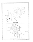Control panel and door