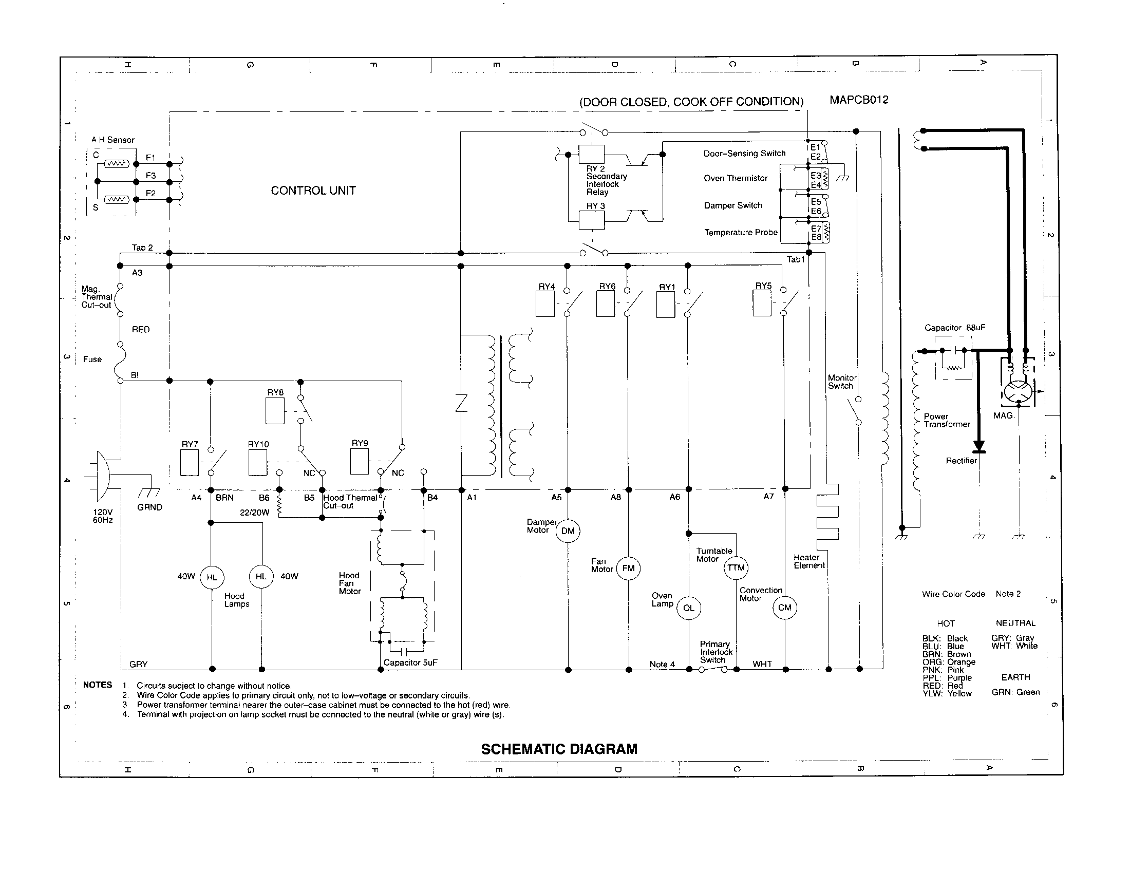 SCHEMATIC DIAGRAM