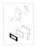Control panel and door