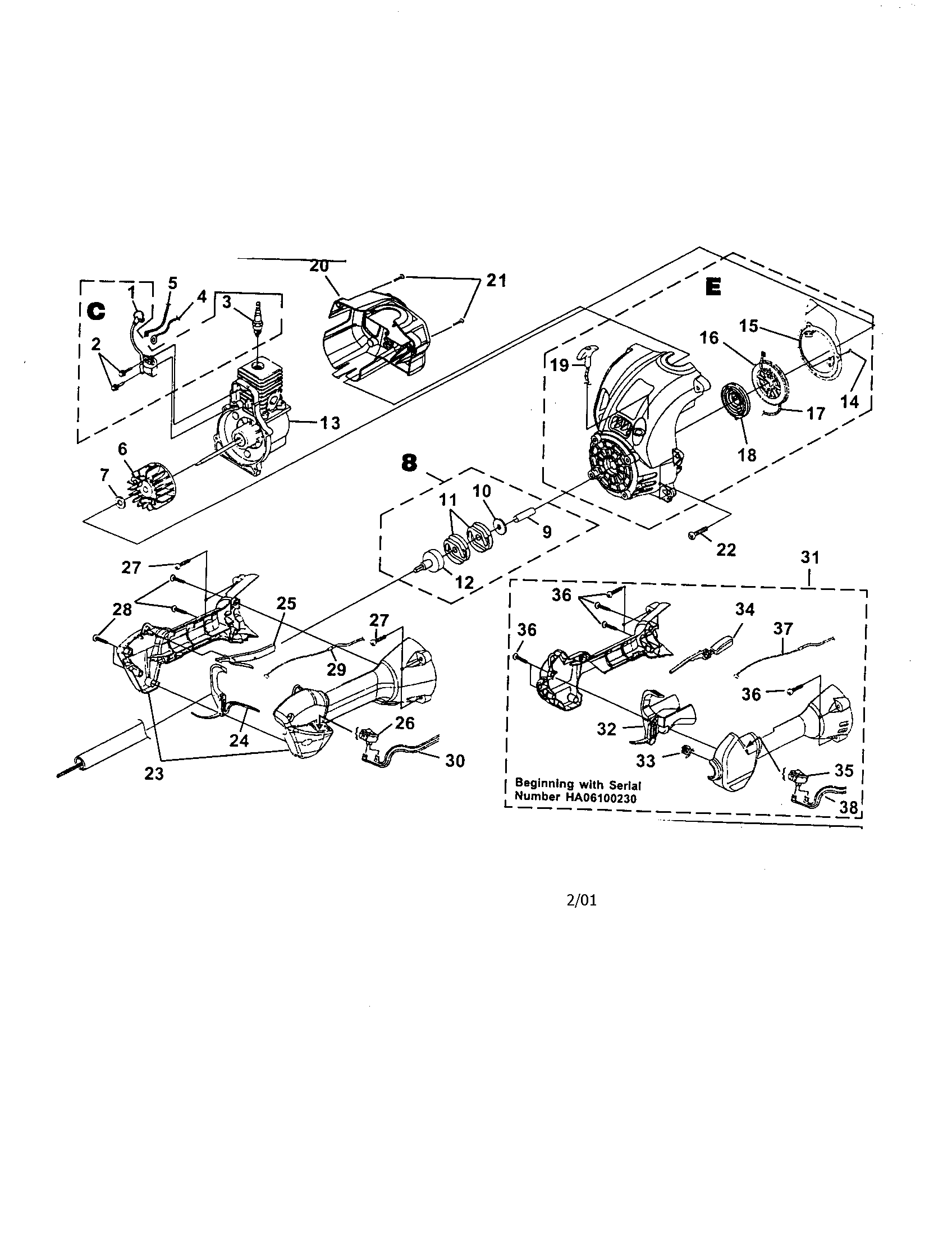 Ignition-rotor-starter-clutch