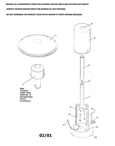 Patio heater