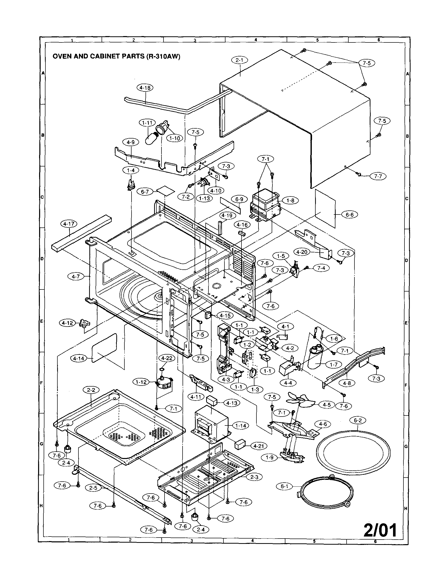 Oven and cabinet (r-310aw)
