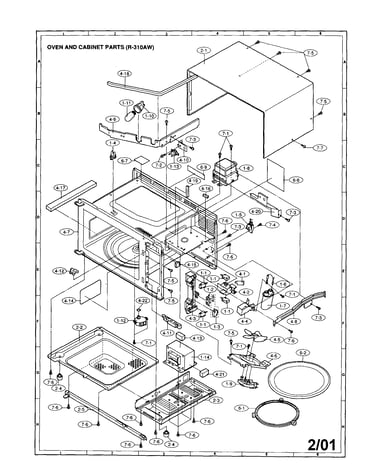 Oven and cabinet (r-310aw)