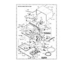 Sharp R-310AK oven and cabinet diagram