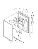 Refrigerator door