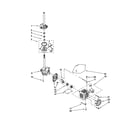 Kenmore 11022842100 brake/clutch/gearcase/motor/pump diagram