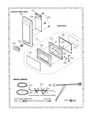 Control panel and door