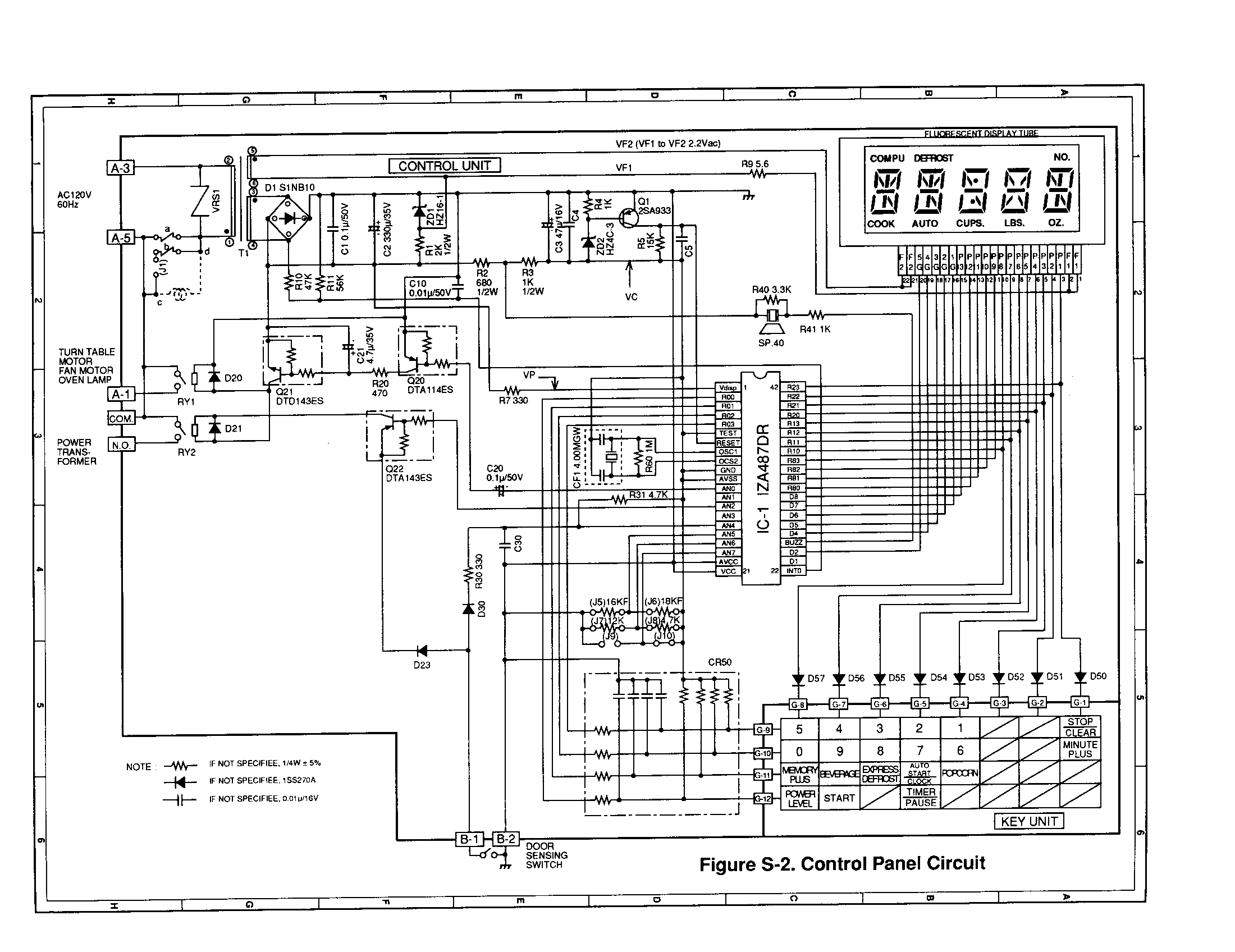 Control panel circuit