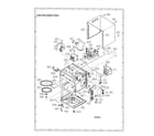 Sharp R-1A56 oven and cabinet diagram