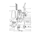 Eureka 4469AT-1 motor cover diagram