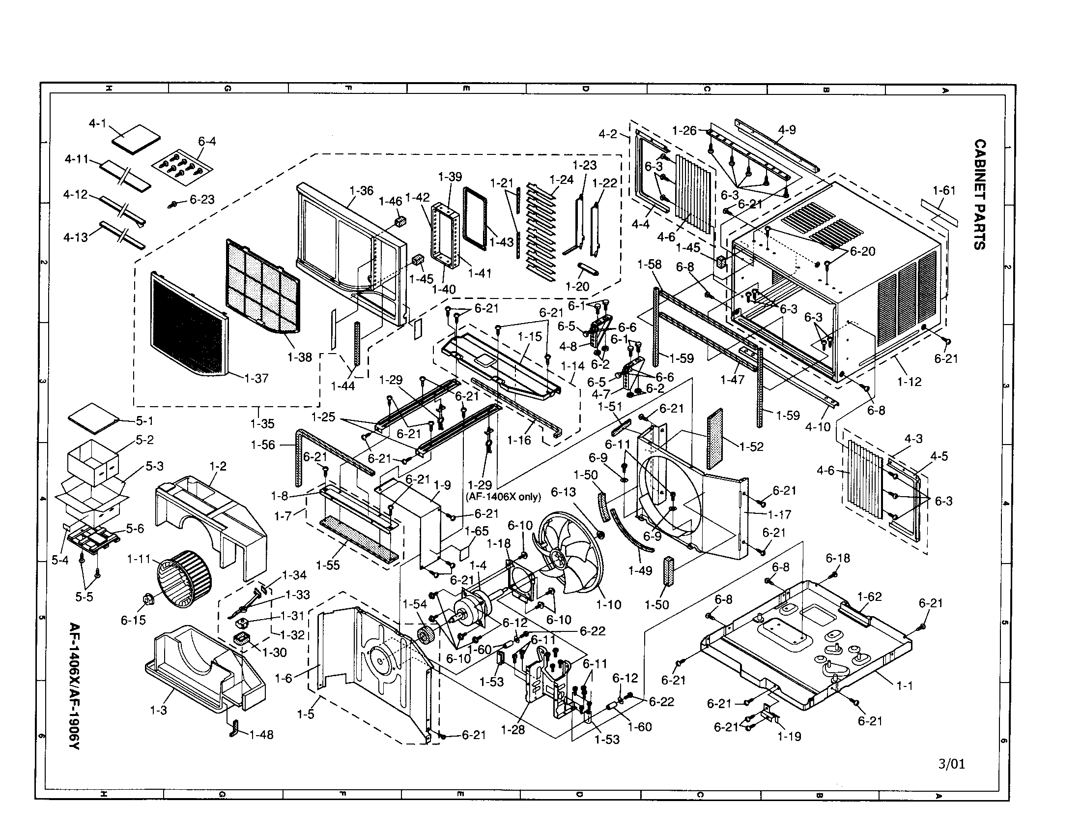 Cabinet parts