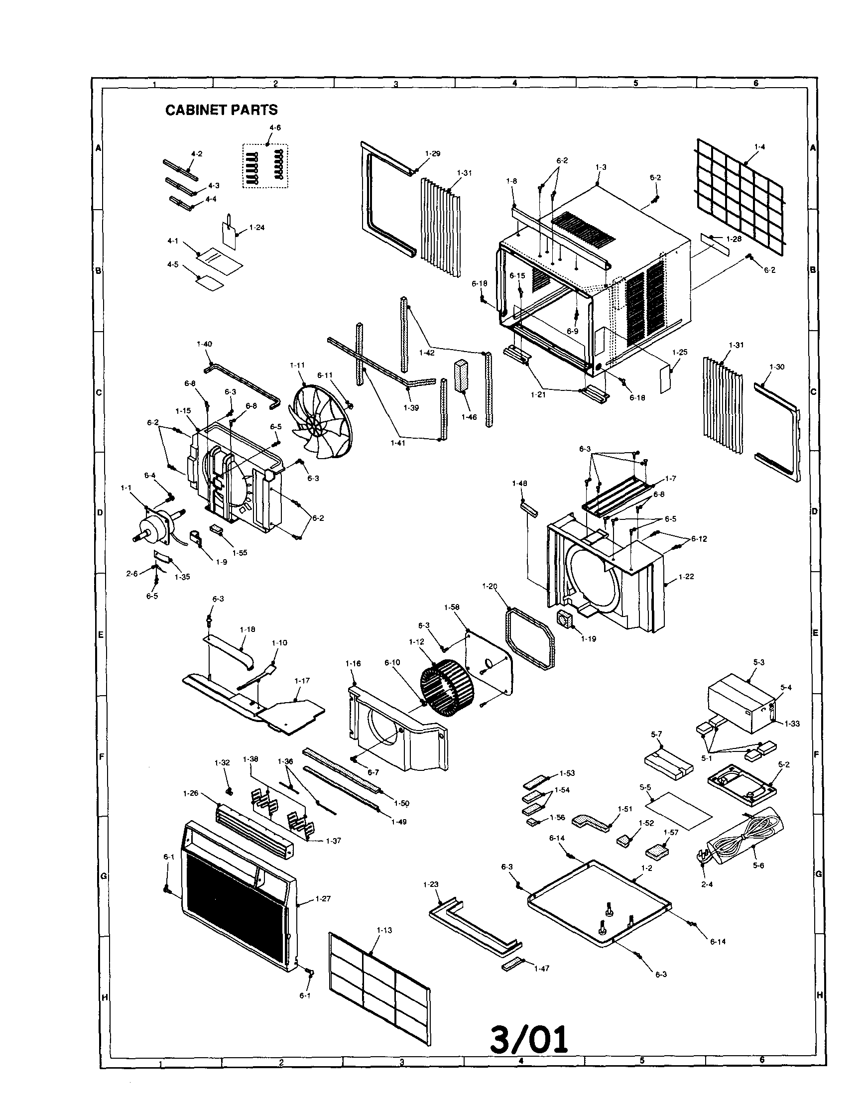 Cabinet parts