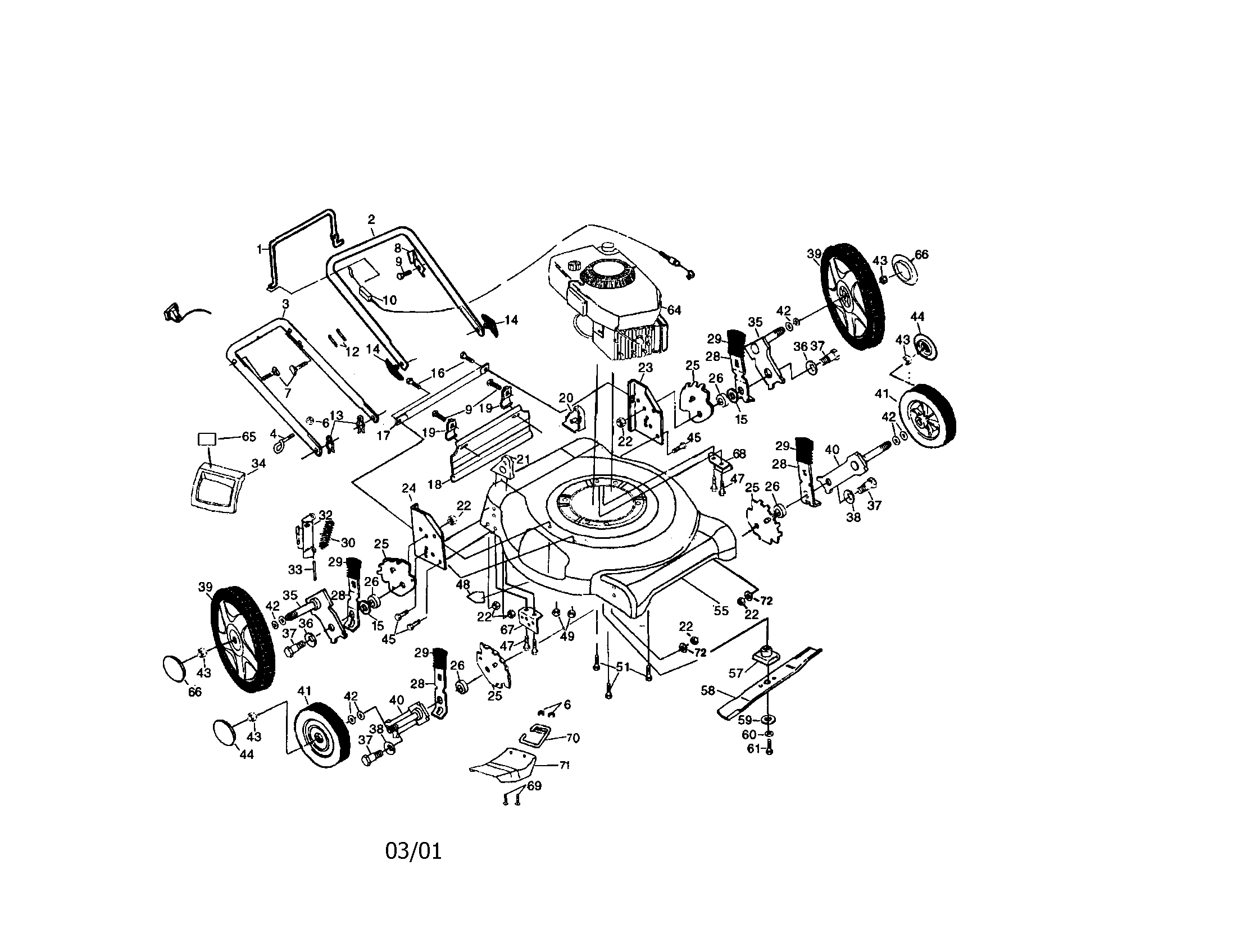 ROTARY LAWN MOWER