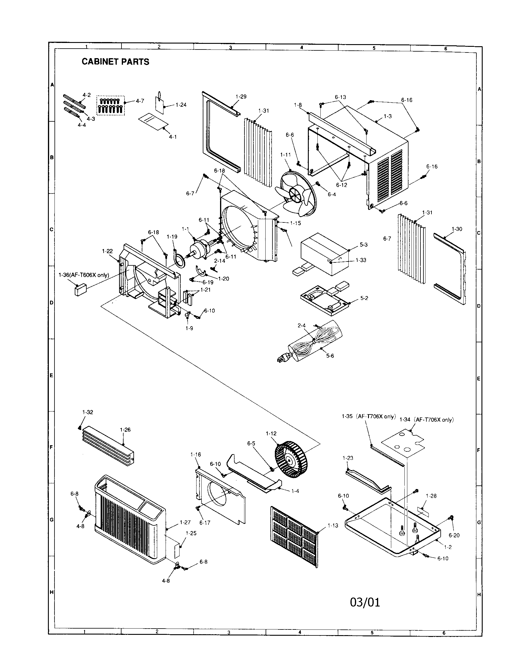 Cabinet parts
