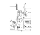 Eureka 4383AT-1 motor cover diagram