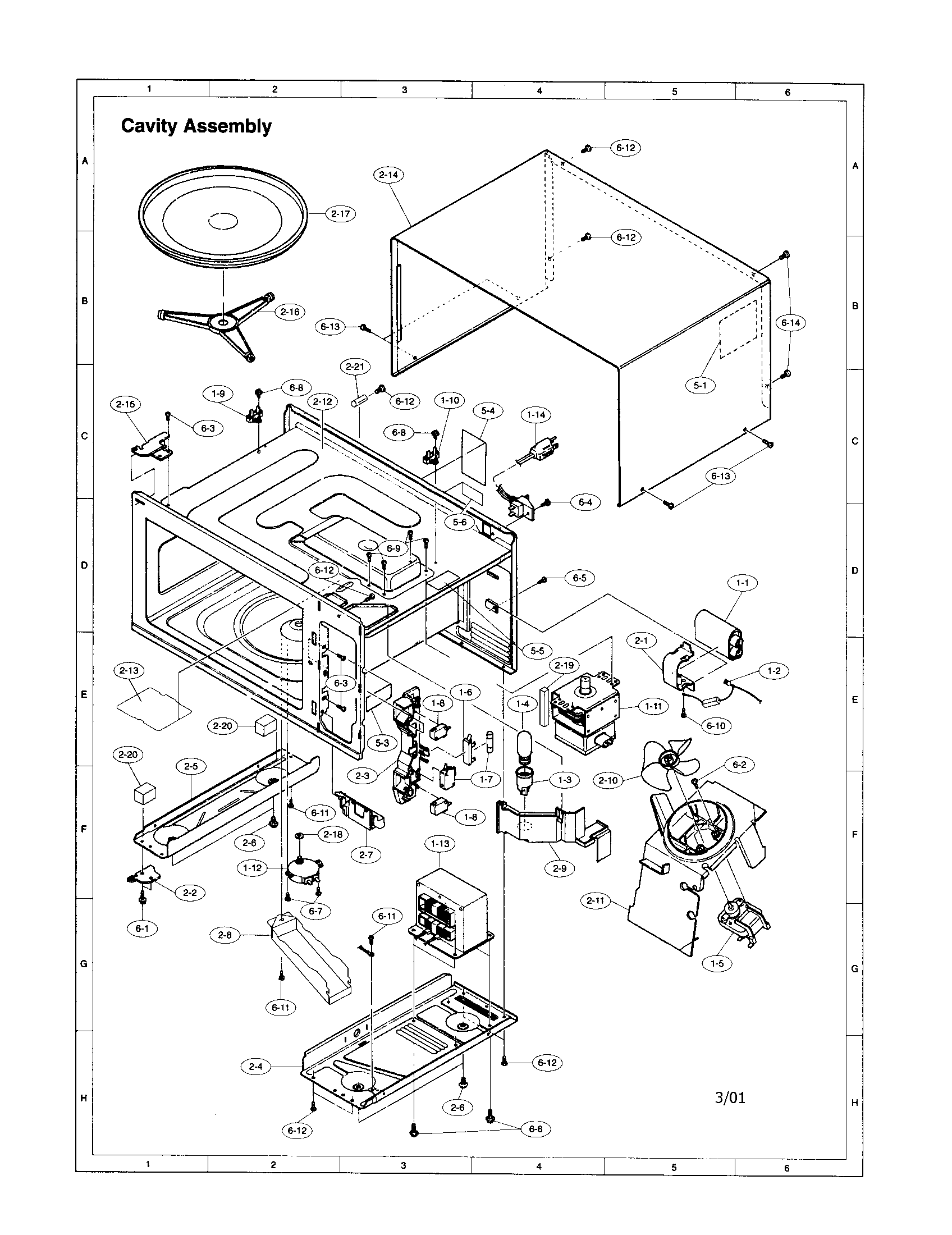 Cavity assembly