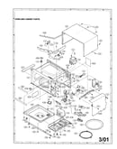 Oven and cabinet