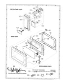 Control panel and door