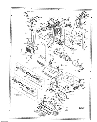 Upright vac