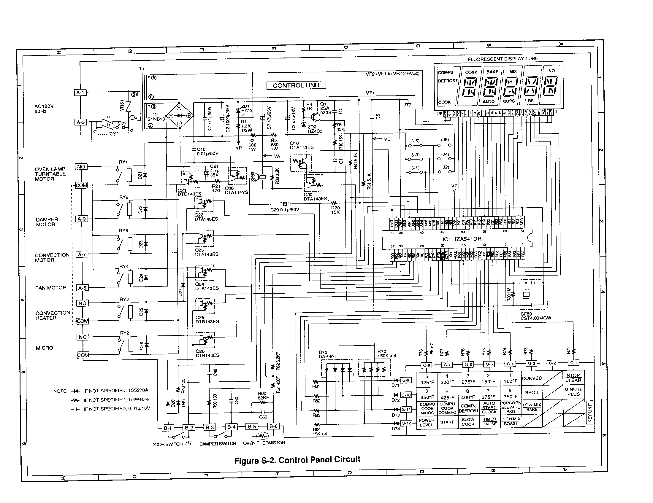 Control panel circuit