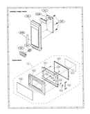 Control panel/door