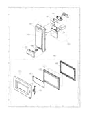 Control panel and door