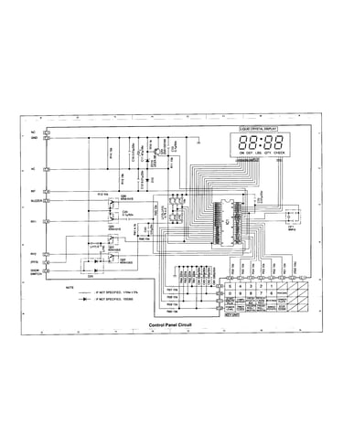 Control panel circuit