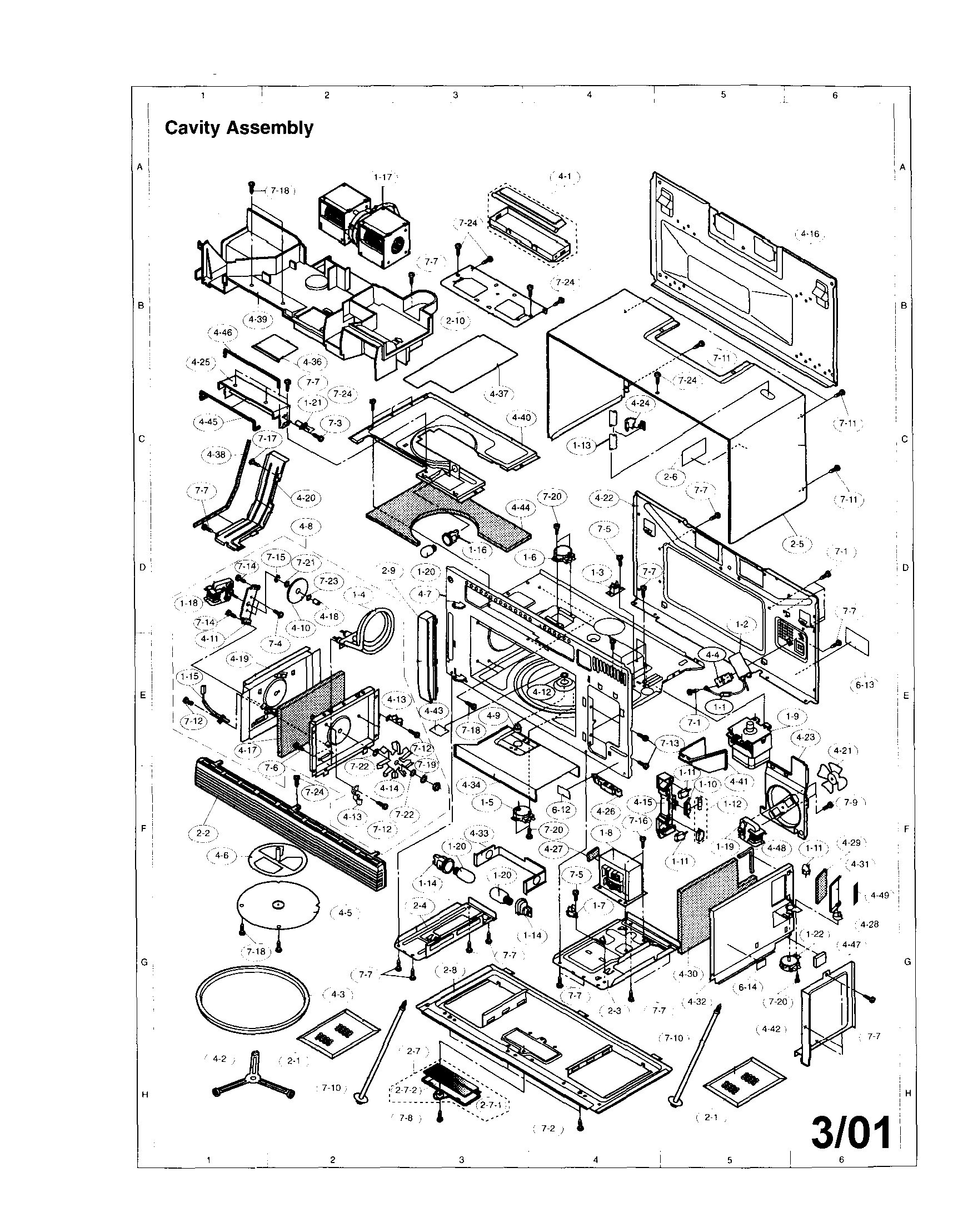 Cavity assembly