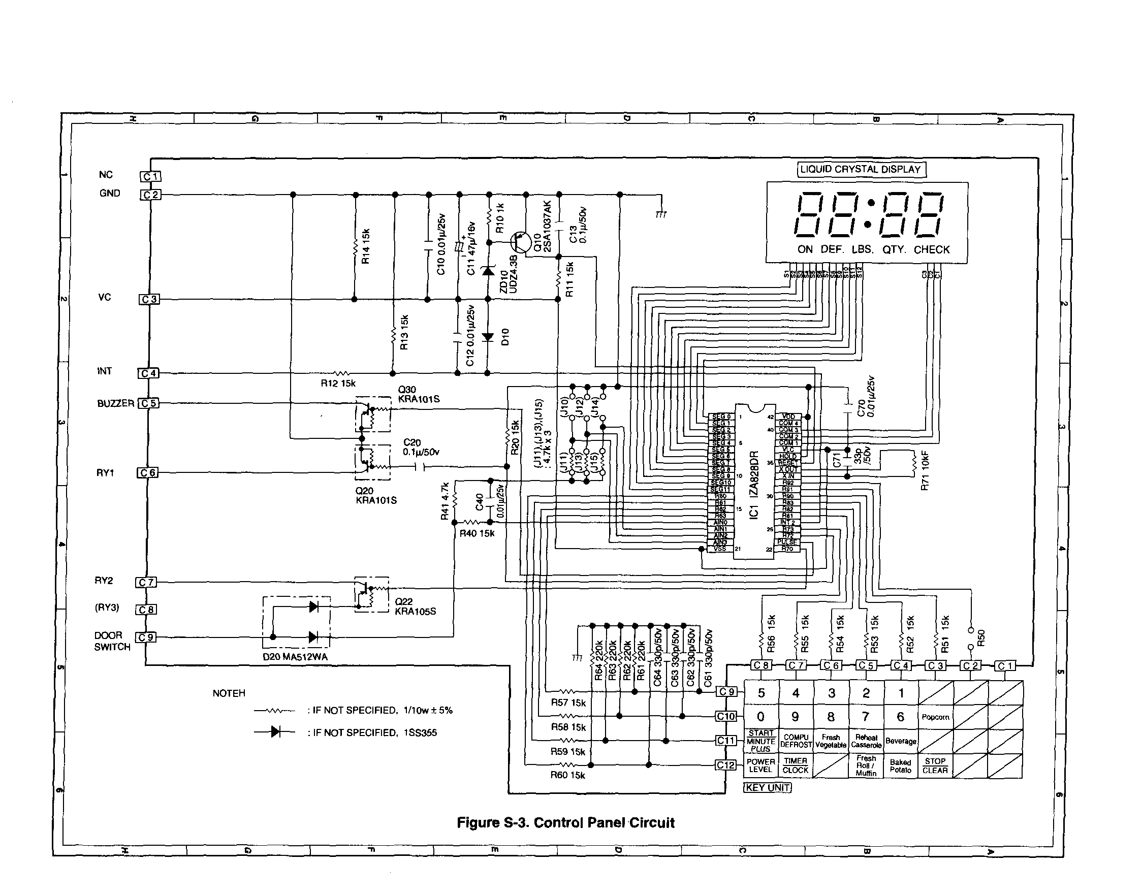 Control panel circuit