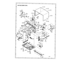 Sharp R-210AK oven and cabinet diagram
