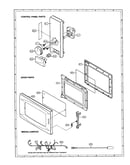 Control panel and door