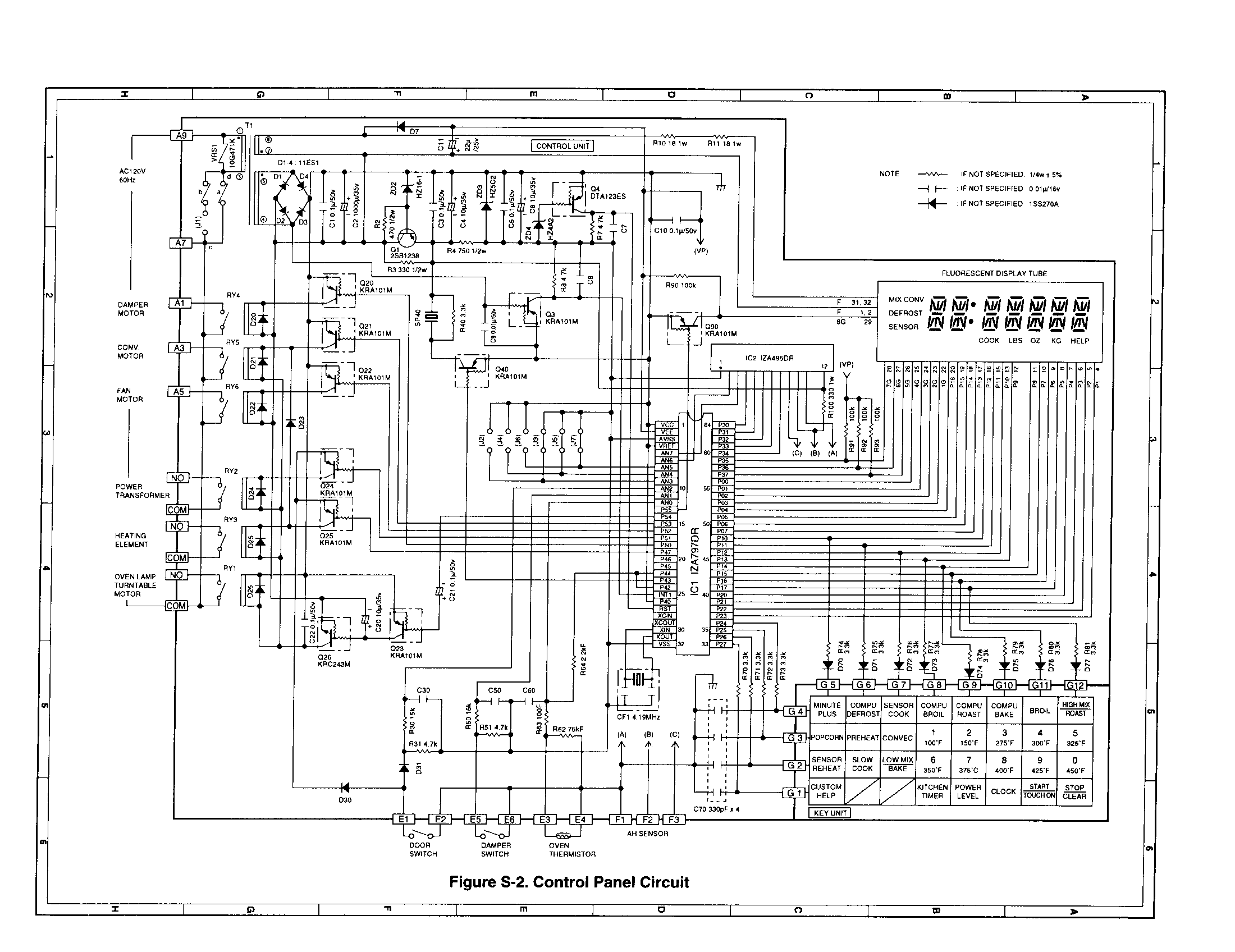 Control panel circuit