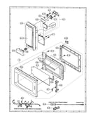 Control panel and door