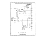 Sharp R-308AW power unit circuit diagram