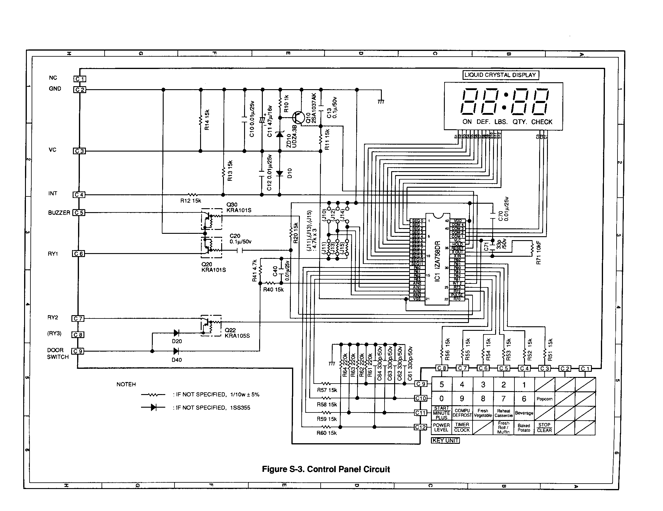 Control panel circuit