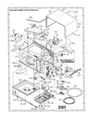 Oven and cabinet