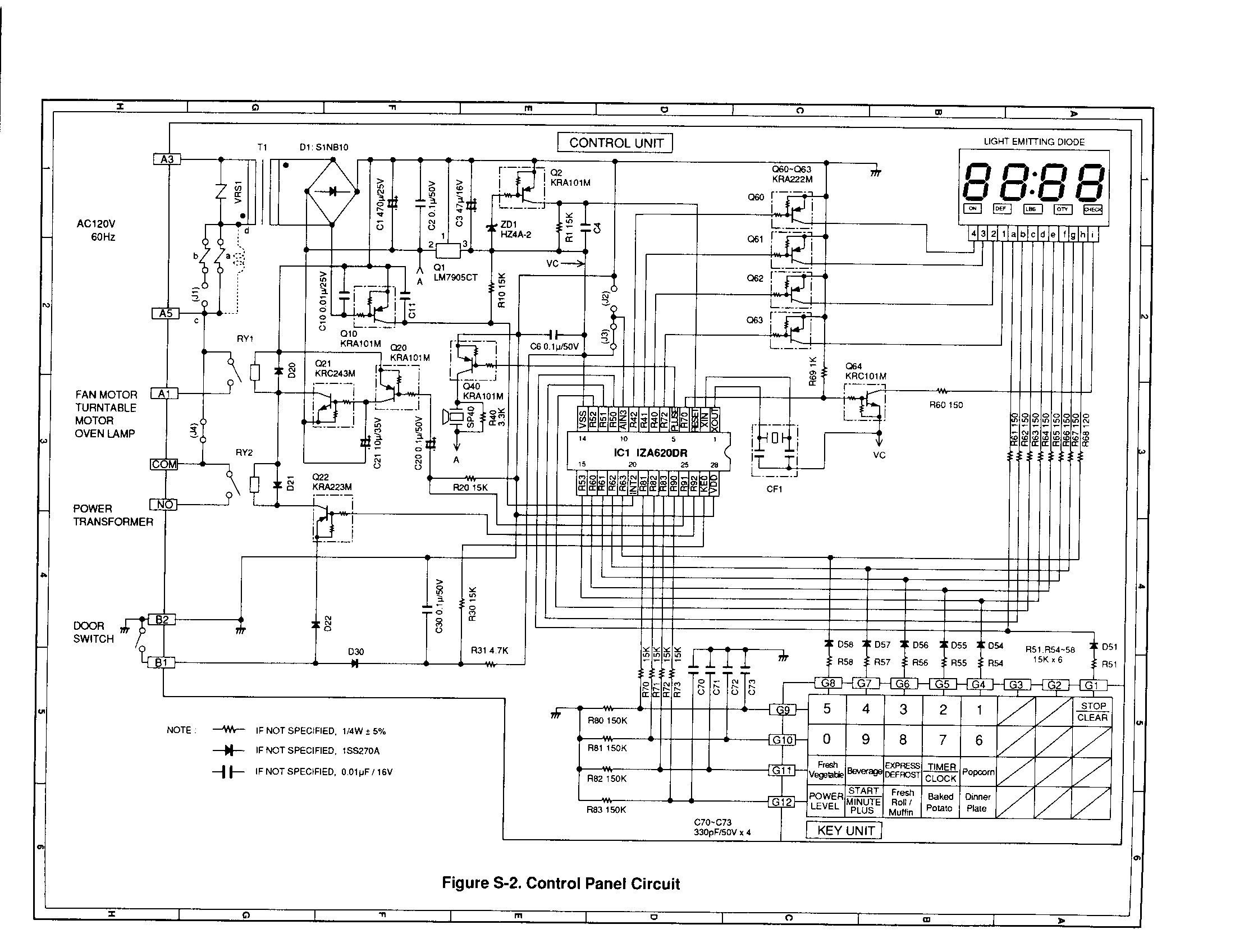 Control panel circuit