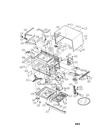 Oven  and cabinet