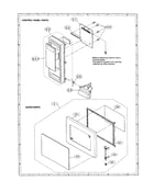 Control panel/door