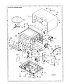Oven and cabinet